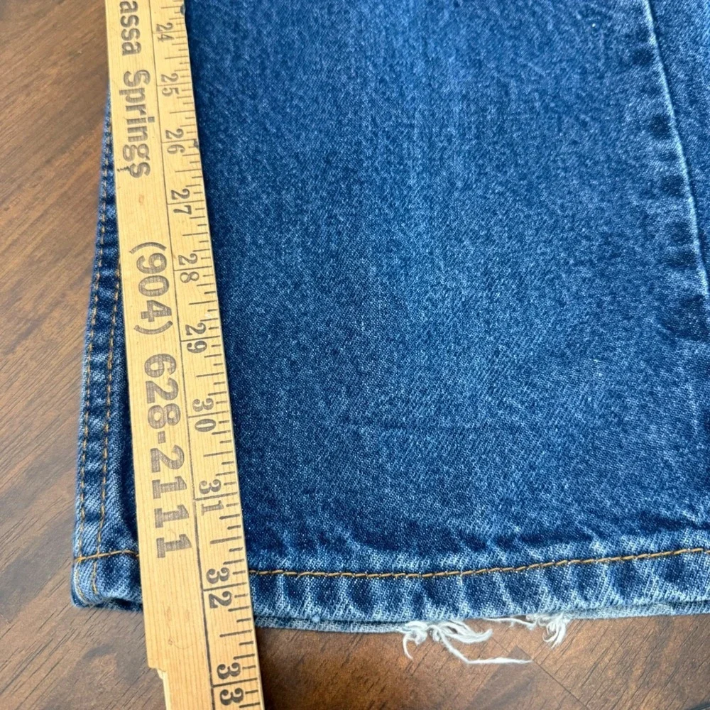 Levis 505 Straight Fit Mens Jeans 38x32 (42x32) Blue Denim 00505-0216